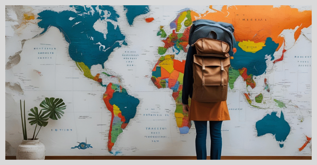 A traveler with a backpack, highlighting the importance of safety tips for secure and enjoyable travel experiences.