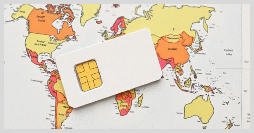 Image illustrating the process of obtaining a SIM card in India, highlighting challenges for frequent travelers.